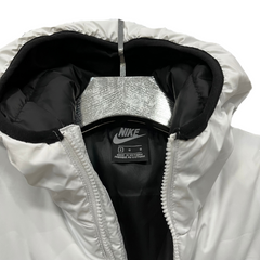 Chaqueta acolchada Nike blanca y negra