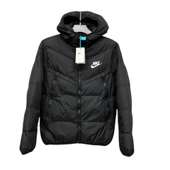 Chaqueta acolchada negra Nike