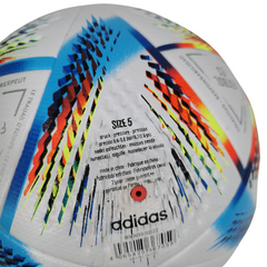 Balón de fútbol Adidas Al Rihla para la fase de grupos de la Copa Mundial de la FIFA 2022.