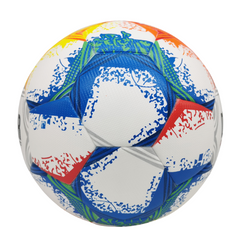 Balón de fútbol Derbystar Brilliant APS Bundesliga 22-23 blanco, naranja, azul y amarillo