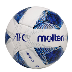 Pallone da calcio Molten Vantaggio 5000 bianco e blu AFC Champions League