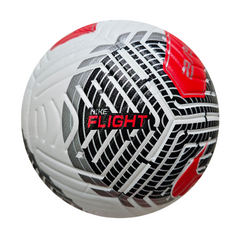 Pallone da calcio Nike Flight bianco, nero e rosso