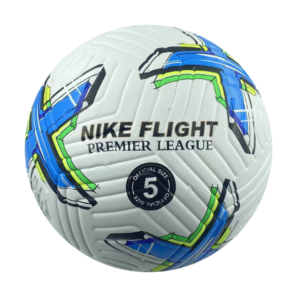 Pallone da calcio Nike Flight Premier League 22 23 bianco blu e verde