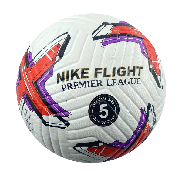 Pallone da calcio Nike Flight Premier League bianco rosso e viola