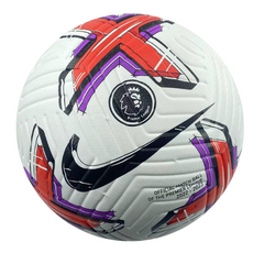 Pallone da calcio Nike Flight Premier League bianco rosso e viola