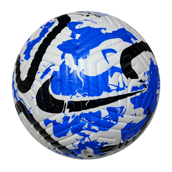 Pallone da calcio Nike Flight Premier League 23 24 bianco e blu