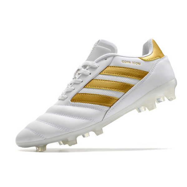 Chuteira Campo Adidas Copa Icon.1 FG Branca e Amarela - VENI Futebol