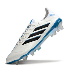 Adidas Copa Pure III Elite White and Blue Firm Ground FG Football Boot