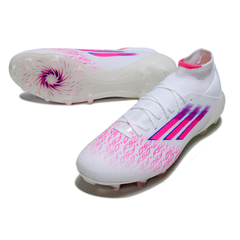 Adidas F50 Elite Mid Cut White and Pink Firm Ground FG Football Boot