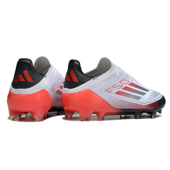 Adidas F50 Primeknit Elite White Gray and Orange Firm Ground FG Football Boot