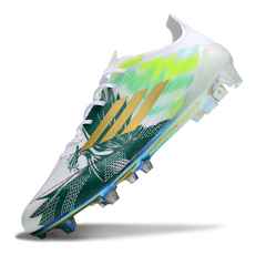 Adidas F50 Elite White and Green Firm Ground FG Football Boot