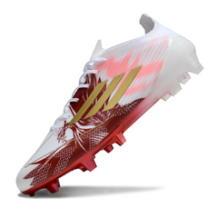 Adidas F50 Elite White and Red Firm Ground FG Football Boot
