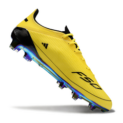 Adidas F50 Adizero Yellow and Black Firm Ground FG Football Boot