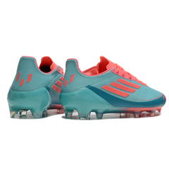 Adidas F50 Elite Light Blue and Salmon Firm Ground FG Football Boot