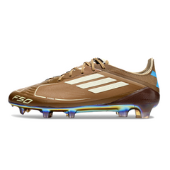 Adidas F50 Elite Brown and Light Blue Firm Ground FG Football Boot