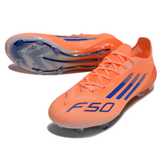 Botas de fútbol Adidas F50 Elite naranja para terreno firme FG
