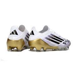 Adidas F50 Primeknit Elite White and Gold Firm Ground FG Football Boot