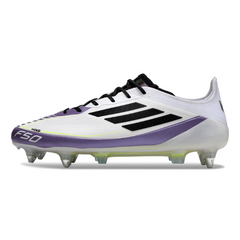 Scarpa da calcio per bambini Adidas F50 Elite Stellar Pack con tacchetti misti, nera e rossa