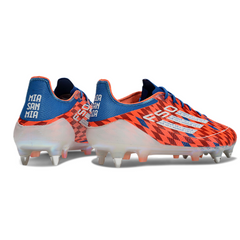 Botas de fútbol Adidas F50 Elite Raumdeuter Pack con tacos mixtos SG, color negro y rojo