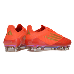Scarpa da calcio Adidas F50 Elite SG con tacchetti misti rossi e gialli
