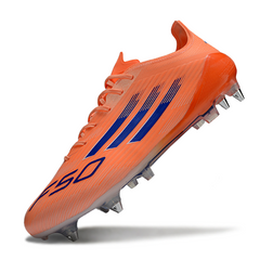 Botas de fútbol Adidas F50 Elite SG con tacos mixtos en naranja