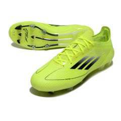 Adidas F50 Elite Green and Silver Firm Ground FG Football Boot