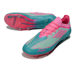 Adidas F50 Primeknit Elite Light Blue and Pink Firm Ground FG Football Boot