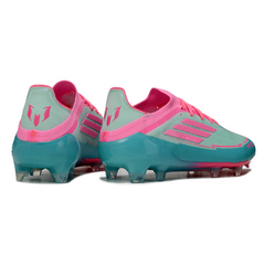 Adidas F50 Primeknit Elite Light Blue and Pink Firm Ground FG Football Boot