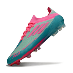 Adidas F50 Primeknit Elite Light Blue and Pink Firm Ground FG Football Boot