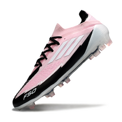 Adidas F50 Primeknit Elite Pink and Black Firm Ground FG Football Boot