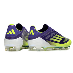 Adidas F50 Primeknit Elite Purple and Green Firm Ground FG Football Boot