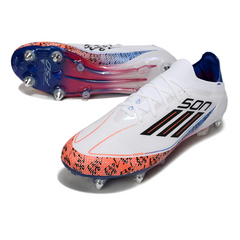 Scarpa da calcio Adidas F50 Primeknit Elite Son Pack nera e gialla per terreni compatti FG