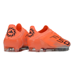 Adidas F50 Primeknit Elite Orange and Black Firm Ground FG Football Boot