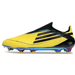 Adidas F50 Elite Laceless Yellow and Black Firm Ground FG Football Boot