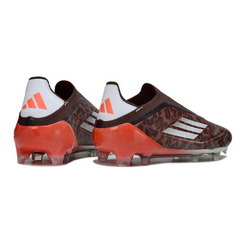 Adidas F50 Elite Laceless Brown and Red Firm Ground FG Football Boot