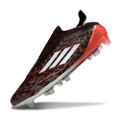 Adidas F50 Elite Laceless Brown and Red Firm Ground FG Football Boot