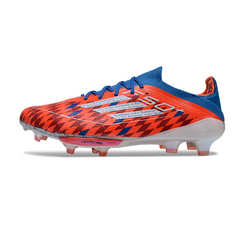 Scarpa da calcio Adidas F50+ Elite Raumdeuter Pack nera e rossa per terreni compatti FG