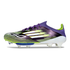 Adidas F50+ Elite Purple and Green Firm Ground FG Football Boot