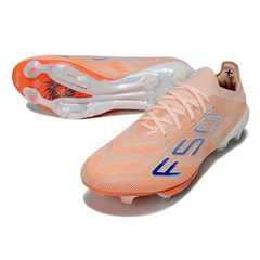 Botas de fútbol Adidas F50+ Elite naranja para terreno firme FG