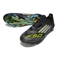 Adidas F50+ Elite Laceless Black Pack Firm Ground FG Football Boot