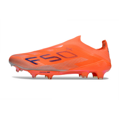 Adidas F50+ Elite Laceless Orange Firm Ground FG Football Boot