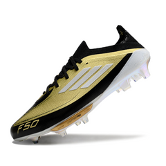 Bota de fútbol Adidas F50+ Elite Gold Triumph Pack para terreno firme (FG)