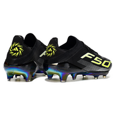 Bota de fútbol Adidas F50+ Elite negra para terreno firme (FG)