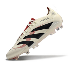 Scarpa da calcio Adidas Predator 25 Elite Goal Hunter Pack nera e rossa per terreni compatti FG