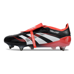 Scarpa da calcio Adidas Predator 25 Elite Moments Pack con tacchetti misti, nera e bianca, SG