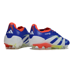 Botas de fútbol Adidas Predator 25 Elite azules para terreno firme (FG).