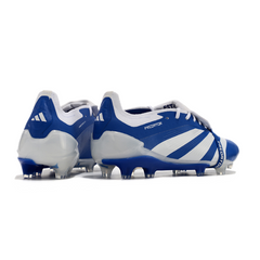 Chuteira Campo Adidas Predator 30 Elite Com Lingua FG Azul e Branca - VENI Futebol