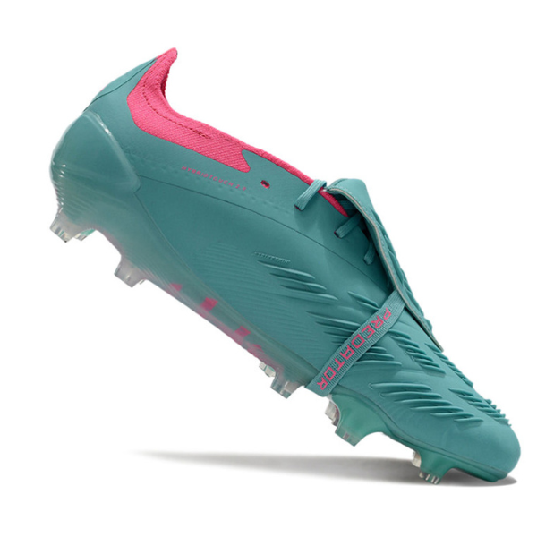 Chuteira Campo Adidas Predator 30 Elite Com Lingua FG Azul e Rosa - VENI Futebol