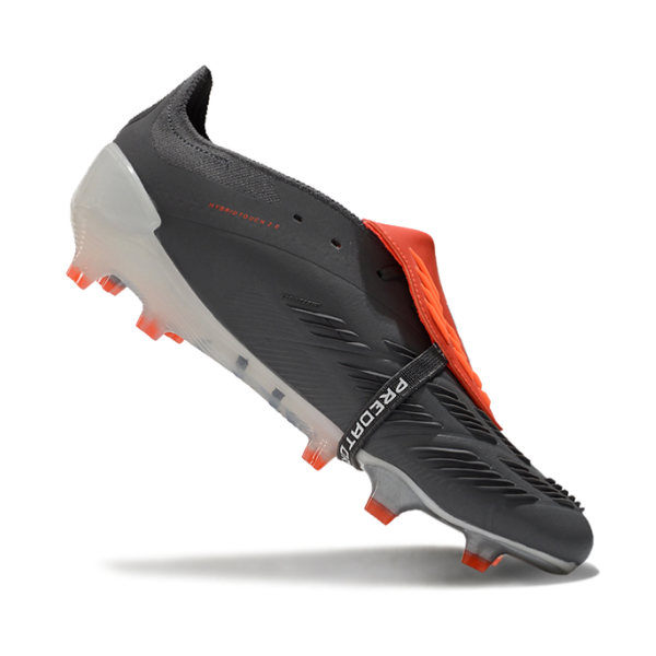 Chuteira Campo Adidas Predator 30 Elite Com Lingua FG Cinza e Branca - VENI Futebol