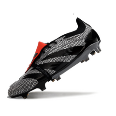 Chuteira Campo Adidas Predator 30 Elite Com Lingua FG Cinza e Preta - VENI Futebol